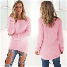 Load image into Gallery viewer, 2019 Autumn Winter Sweater Women oversized Pullovers Jumper Casual black pink Sweaters Warm Female Clothes top pull femme BDR87