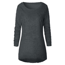 Load image into Gallery viewer, Bigsweety Plus Size Knitted Sweaters Women O Neck Pullovers Casual Loose Long Sweater Winter Fashion Clothes Pull Femme Hiver