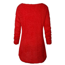 Load image into Gallery viewer, Bigsweety Plus Size Knitted Sweaters Women O Neck Pullovers Casual Loose Long Sweater Winter Fashion Clothes Pull Femme Hiver