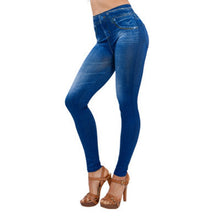 Load image into Gallery viewer, Hot  Sale  Fashion  Women Thin Jeans Leggings with Pocket High Waist Slim Fit Denim Pants Trousers Pantalones  2019 PO66