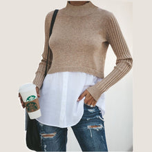 Load image into Gallery viewer, O-Neck Black Solid Pullover Sweater Woman 2019 New Autumn Winter Long Sleeve Sweaters Shirt Women Tops Pull Hiver Femme Clothes