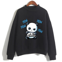 Load image into Gallery viewer, Female Sweat Capuche Panda Sweatshirt Poche Women Hoodie Long-Sleeve Female Autumn