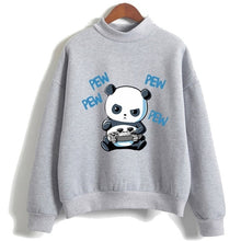 Load image into Gallery viewer, Female Sweat Capuche Panda Sweatshirt Poche Women Hoodie Long-Sleeve Female Autumn