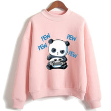 Load image into Gallery viewer, Female Sweat Capuche Panda Sweatshirt Poche Women Hoodie Long-Sleeve Female Autumn