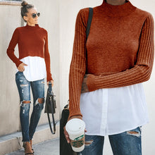 Load image into Gallery viewer, O-Neck Black Solid Pullover Sweater Woman 2019 New Autumn Winter Long Sleeve Sweaters Shirt Women Tops Pull Hiver Femme Clothes