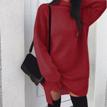 Load image into Gallery viewer, Women Casual Oversize Sweater Pull Femme Pullovers Long Sleeve 2019 Autumn Winter Loose Pullover Turtleneck Sweater