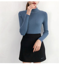 Load image into Gallery viewer, Winter Autumn Women Pullover Sweater Knitted Turtleneck Sweater Women Christmas Sweater Jumper Women Sweater Pull Femme Coltrui