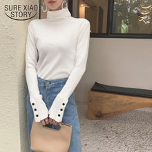 Load image into Gallery viewer, pull femme nouveaute 2019 turtleneck sweater women jersey cuello alto mujer pull col rouler femme Computer Knitted 7351 50