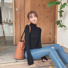 Load image into Gallery viewer, pull femme nouveaute 2019 turtleneck sweater women jersey cuello alto mujer pull col rouler femme Computer Knitted 7351 50
