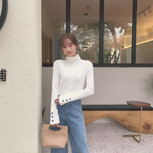 Load image into Gallery viewer, pull femme nouveaute 2019 turtleneck sweater women jersey cuello alto mujer pull col rouler femme Computer Knitted 7351 50