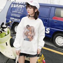 Load image into Gallery viewer, Winter New Vogue Girl Plus Size Harajuku Friends Aesthetics Tshirt Cartoon Print Long Sleeve Tees Casual Sweet T Shirt Women Top