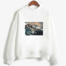 Load image into Gallery viewer, Winter New Vogue Girl Plus Size Harajuku Friends Aesthetics Tshirt Cartoon Print Long Sleeve Tees Casual Sweet T Shirt Women Top
