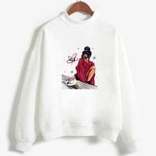 Load image into Gallery viewer, Winter New Vogue Girl Plus Size Harajuku Friends Aesthetics Tshirt Cartoon Print Long Sleeve Tees Casual Sweet T Shirt Women Top
