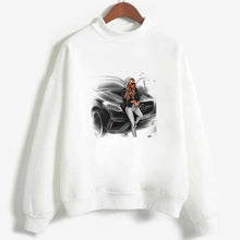 Load image into Gallery viewer, Winter New Vogue Girl Plus Size Harajuku Friends Aesthetics Tshirt Cartoon Print Long Sleeve Tees Casual Sweet T Shirt Women Top