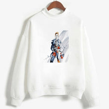 Load image into Gallery viewer, Winter New Vogue Girl Plus Size Harajuku Friends Aesthetics Tshirt Cartoon Print Long Sleeve Tees Casual Sweet T Shirt Women Top