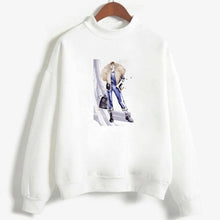 Load image into Gallery viewer, Winter New Vogue Girl Plus Size Harajuku Friends Aesthetics Tshirt Cartoon Print Long Sleeve Tees Casual Sweet T Shirt Women Top