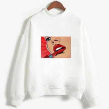 Load image into Gallery viewer, Winter New Vogue Girl Plus Size Harajuku Friends Aesthetics Tshirt Cartoon Print Long Sleeve Tees Casual Sweet T Shirt Women Top