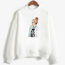 Load image into Gallery viewer, Winter New Vogue Girl Plus Size Harajuku Friends Aesthetics Tshirt Cartoon Print Long Sleeve Tees Casual Sweet T Shirt Women Top