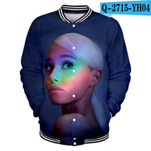 Load image into Gallery viewer, Ariana Grande Sweat Femme Capuche Coats And Jackets Women/Men Harajuku College Baseball Jackets 3d Print Sweatshirt Plus Size
