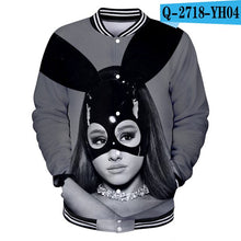 Load image into Gallery viewer, Ariana Grande Sweat Femme Capuche Coats And Jackets Women/Men Harajuku College Baseball Jackets 3d Print Sweatshirt Plus Size