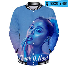 Load image into Gallery viewer, Ariana Grande Sweat Femme Capuche Coats And Jackets Women/Men Harajuku College Baseball Jackets 3d Print Sweatshirt Plus Size