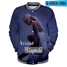 Load image into Gallery viewer, Ariana Grande Sweat Femme Capuche Coats And Jackets Women/Men Harajuku College Baseball Jackets 3d Print Sweatshirt Plus Size