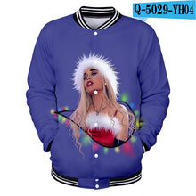 Load image into Gallery viewer, Ariana Grande Sweat Femme Capuche Coats And Jackets Women/Men Harajuku College Baseball Jackets 3d Print Sweatshirt Plus Size