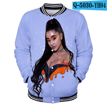 Load image into Gallery viewer, Ariana Grande Sweat Femme Capuche Coats And Jackets Women/Men Harajuku College Baseball Jackets 3d Print Sweatshirt Plus Size