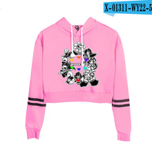 Load image into Gallery viewer, Undertale Sans Women Crop Tops Harajuku Sweatshirt Female Pattern Print Long Sleeve Pullover Sweat Capuche Polerones Mujer 2019
