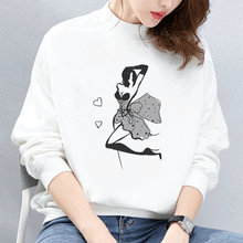 Load image into Gallery viewer, 2019 New Sexy Just Be Classy Social Harajuku Hoodies Hooded Tops Women's Sweatshirt Long-sleeved Winter Velvet Thickening Coat