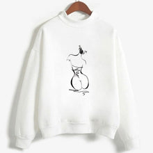 Load image into Gallery viewer, 2019 New Sexy Just Be Classy Social Harajuku Hoodies Hooded Tops Women's Sweatshirt Long-sleeved Winter Velvet Thickening Coat