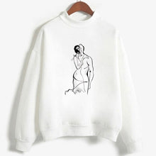 Load image into Gallery viewer, 2019 New Sexy Just Be Classy Social Harajuku Hoodies Hooded Tops Women's Sweatshirt Long-sleeved Winter Velvet Thickening Coat