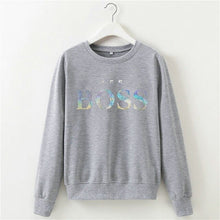 Load image into Gallery viewer, 2019 Autumn Winter Clothes Sweatshirt Women YES BOSS Letter Sweat Femme Capuche Bluza Damska Bluzy Damskie Busos Para Mujer