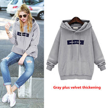 Load image into Gallery viewer, Hoodies Women Sweatshirt Oversized Hoodie Ladies Hoodies Sudadera Mujer Bluza Damska Sweat Femme Sweat Capuche Felpe Donna