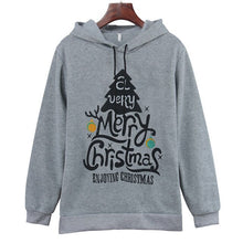 Load image into Gallery viewer, Pullover Hoodies Women Christmas Sweatshirt Snowflake Deer Printing Long Sleeve 2019 Polyester Sweat Femme Capuche Plus Size