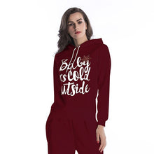 Load image into Gallery viewer, Pullover Hoodies Women Christmas Sweatshirt Snowflake Deer Printing Long Sleeve 2019 Polyester Sweat Femme Capuche Plus Size