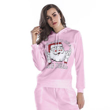 Load image into Gallery viewer, Pullover Hoodies Women Christmas Sweatshirt Snowflake Deer Printing Long Sleeve 2019 Polyester Sweat Femme Capuche Plus Size