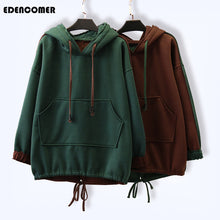 Load image into Gallery viewer, Large Size Women's Clothing 2019 Autumn and Winter Wear New Loose Plus Size Casual Clothes Hoodies Sweatshirt Sweat Capuche