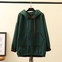 Load image into Gallery viewer, Large Size Women's Clothing 2019 Autumn and Winter Wear New Loose Plus Size Casual Clothes Hoodies Sweatshirt Sweat Capuche