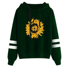 Load image into Gallery viewer, Automne sweat à capuche pour femme décontracté à manches longues tournesol impression pull à capuche sweat hauts à capuche femme