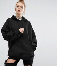 Load image into Gallery viewer, Plus Size 5XL Women Hooded Long Hoodie 2018 Spring Casual Ruffled Collar Fleece Sweatshirt Coat sweat capuche femme D371