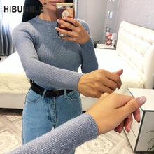 Load image into Gallery viewer, Shiny Lurex Autumn Winter Sweater Women Long Sleeve Pullover Women Tops Basic Womens Sweaters 2018 Winter Christmas Sweater Pull
