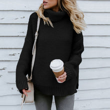 Load image into Gallery viewer, Women Turtleneck Sweaters Autumn Winter 2018 Pull Jumpers European Casual Twist Warm Sweaters Female oversized sweater Pull