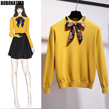 Load image into Gallery viewer, BOBOKATEER Sweater Women Fashion 2018 Winter Red Yellow Knitted Women Sweater And Pullover Female Jersey Mujer Jumper Pull Femme